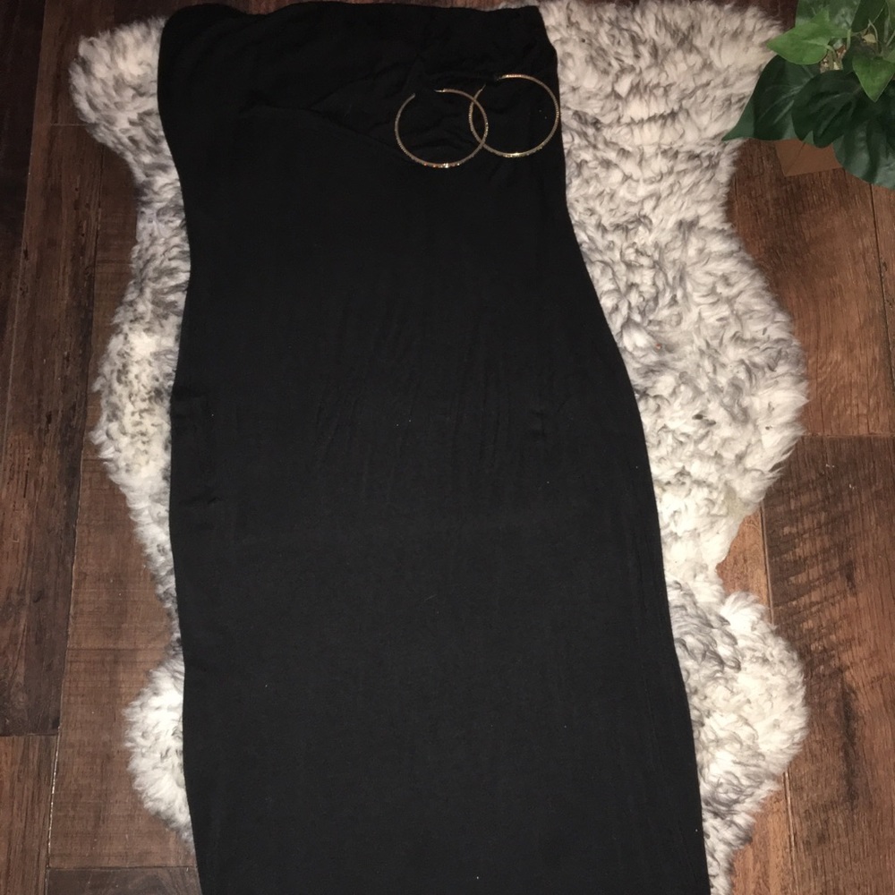 Strapless tube dress